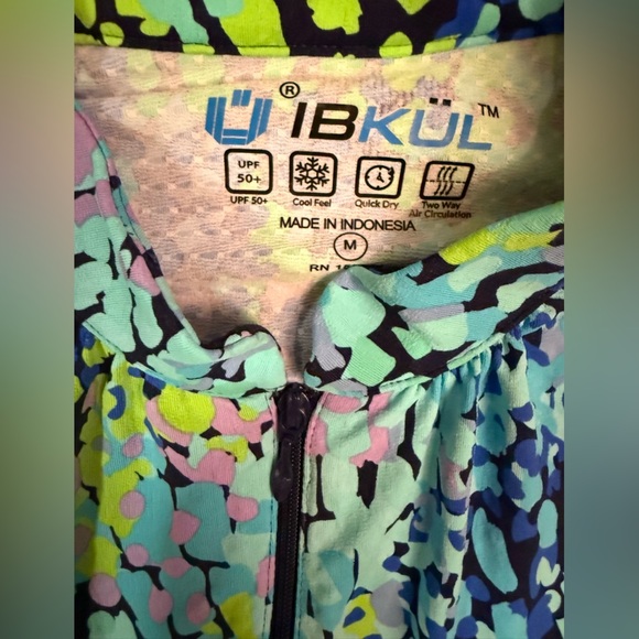 IBKUL Women's UPF 50+ Icefil Cooling Sleeveless Drawstring Camille Dress Size M - Picture 8 of 8